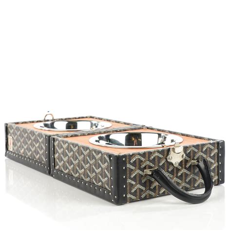 goyard dog bowls|maison goyard pet bowls.